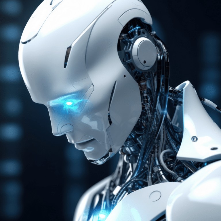 3d rendering humanoid artificial intelligence